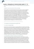Leerdocument Europese Integratie en democratie