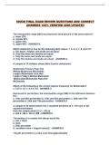 ISSCM FINAL EXAM REVIEW QUESTIONS AND CORRECT ANSWERS 100&percnt; VERIFIED 2026 UPDATE&excl;&excl;