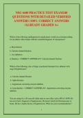 NSG 6440 PRACTICE TEST EXAM240 QUESTIONS WITH DETAILED VERIFIED ANSWERS &lpar;100&percnt; CORRECT ANSWERS &sol;ALREADY GRADED A&plus;