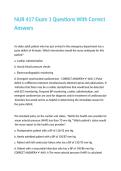 NUR 417 Exam 1 Questions With Correct Answers