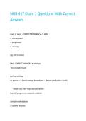 NUR 417 Exam 1 Questions With Correct Answers&period;