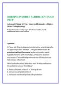 Robbins Pathology Test Bank 11th Edition &vert; Advanced Clinical MCQs&comma; Board-Style Pathophysiology Questions&comma; Integrated Rationales & Higher-Order Exam Prep for Robbins Cotran Kumar Pathologic Basis of Disease