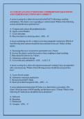 ACCURATE ATI ADULT MED SURG COMPREHENSIVE QUESTIONS &NewLine;AND VERIFIED SOLUTIONS 100&percnt; CORRECT