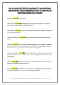 DCF 40 HOUR CERTIFICATION-HEALTH&comma;SAFETY AND NUTRITION&vert; QUESTIONS AND VERIFIED ANSWERS&vert;GRADED A&plus;&vert;PASS FIRST ATTEMPT&vert;BRAND NEW 2026 UPDATE&excl;&excl;&excl;