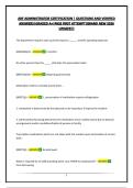 ARF ADMINISTRATOR CERTIFICATION &vert; QUESTIONS AND VERIFIED ANSWERS&vert;GRADED A&plus;&vert;PASS FIRST ATTEMPT&vert;BRAND NEW 2026 UPDATE&excl;&excl;&excl;
