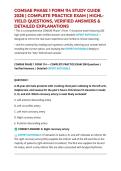 COMSAE PHASE 1 FORM 114 STUDY GUIDE 2026 &vert; COMPLETE PRACTICE EXAM &vert; HIGHL-YIELD QUESTIONS&comma; VERIFIED ANSWERS & DETAILED EXPLANATIONS