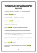 ARF ADMINISTRATOR CERTIFICATION TEST &vert; QUESTIONS AND VERIFIED ANSWERS&vert;GRADED A&plus;&vert;PASS FIRST ATTEMPT&vert;BRAND NEW 2026 UPDATE&excl;&excl;&excl;