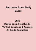 Red Cross Exam Study Guide &ndash; Comprehensive Certification Prep 2026