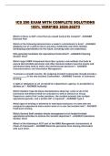 ICS 200 EXAM WITH COMPLETE SOLUTIONS 100&percnt; VERIFIED 2026-2027&excl;&excl;