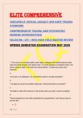 ELITE COMPREHENSIVE &NewLine;VARCAROLIS &mdash; CHT 24 PERSONALITY DISORDERS &NewLine;Advanced Comprehensive Psychiatric&ndash;Mental Health &NewLine;Nursing Review &NewLine;HESI &bull; Mental Health Nursing Final Exam Preparation