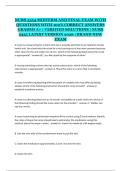 NURS 5354 &sol; NURS 5355 &ndash; Midterm and Final Exam Practice Questions and Verified Answers &lpar;Latest Version&rpar;