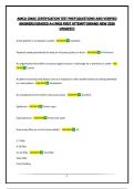 AMCA CMAC CERTIFICATION TEST PREP&vert;QUESTIONS AND VERIFIED ANSWERS&vert;GRADED A&plus;&vert;PASS FIRST ATTEMPT&vert;BRAND NEW 2026 UPDATE&excl;&excl;&excl;