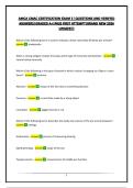 AMCA CMAC CERTIFICATION EXAM 3 &vert;QUESTIONS AND VERIFIED ANSWERS&vert;GRADED A&plus;&vert;PASS FIRST ATTEMPT&vert;BRAND NEW 2026 UPDATE&excl;&excl;&excl;