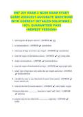 ENT 201 EXAM 2 NCSU EXAM STUDY &NewLine;GUIDE 2026&sol;2027 ACCURATE QUESTIONS &NewLine;WITH CORRECT DETAILED SOLUTIONS &vert;&vert; &NewLine;100&percnt; GUARANTEED PASS &NewLine;<NEWEST VERSION> 