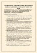 Texas Motor Carrier Authority Exam ACTUAL EXAM COMPLETE QUESTIONS AND CORRECT ANSWERS LATEST UPDATE THIS YEAR&period;pdf&NewLine;&NewLine;