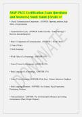 ASAP PACE Certification Exam Bundle with Complete Solutions