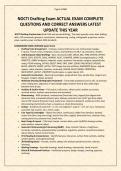 NOCTI Drafting Exam ACTUAL EXAM COMPLETE QUESTIONS AND CORRECT ANSWERS LATEST UPDATE THIS YEAR&period;pdf&NewLine;&NewLine;