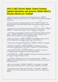 SACA C-202 Electric Motor Control Systems&NewLine;Updated Questions and Answers &lpar;2026&sol;2027&rpar; &vert;&NewLine;Practice Review &vert; A&plus; Verified