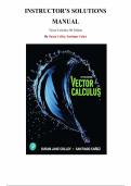 Solutions Manual for Vector Calculus&comma; 5th edition&comma; by Susan Colley Chapter 1-8 &vert; All Chapters