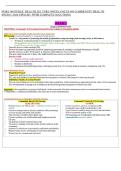 NURS 340 PUBLIC HEALTH LECTURE NOTES&colon; FOCUS ON COMMUNITY HEALTH ISSUES &vert; 2026 UPDATE &vert; WITH COMPLETE SOLUTIONS&period;