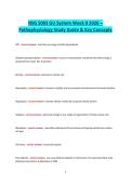 NSG 5003 Complete Bundle 2026 &ndash; Full Pathophysiology Study Guide&comma; Week 1&ndash;Final Exam Review & Nursing Notes