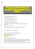 Exam PL-300&colon; Microsoft Power BI Data Analyst Questions and Answers 2026&sol;2027 &vert; A&plus; Grade Certification Study Guide