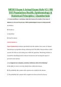 NR503 Exam 4 Actual Exam Style V2 &vert; NR &NewLine;503 Population Health&comma; Epidemiology & &NewLine;Statistical Principles &vert; Chamberlain 