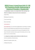 NR503 Exam 4 V1 V2 & V3 &vert; NR 503 Exam 1 Population Health&comma; Epidemiology & Statistical Principles &vert; Chamberlain &vert; Complete Exam Bundle with Detailed Verified Answers