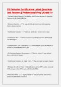 PA Emission Certification Latest Questions&NewLine;and Answers &vert; Professional Prep &vert; Grade A&plus;