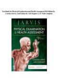 Health Assessment 9th Edition by Carolyn Jarvis Test Bank&comma; Study Guide&comma; Exam Questions & Verified Answers 2026