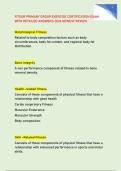 FITOUR PRIMARY GROUP EXERCISE CERTIFICATION EXAM &NewLine;WITH DETAILED ANSWERS 2026 NEWEST REVIEW