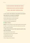 NU 150 &sol; NU150 Exam 3 &lpar;New 2026&sol;2027 Update&rpar; &vert; Pharmacology Review &vert; 100&percnt; Verified Questions & Answers &vert; Grade A &vert; Correct Solutions