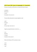 WGU Course C839 - Intro to Cryptography &vert;&vert; A&plus; Guaranteed&period;