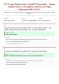 NU 150 Exam 2 &lpar;Galen College&rpar; &lpar;Latest 2026&sol;2027 Update&rpar; &vert; Statins&comma; Antihypertensives&comma; Anticoagulants & Thyroid Drugs &vert; Pharmacology Review &vert; Exam Questions & Answers &vert; Grade A&plus;