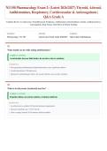 NU 150 Pharmacology Exam 2 &lpar;Latest 2026&sol;2027 Update&rpar; &vert; Thyroid&comma; Adrenal&comma; Antihistamines & Respiratory Drugs &vert; Exam Questions & Answers &vert; Grade A&plus;
