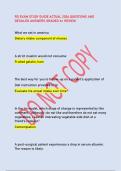RD EXAM STUDY GUIDE ACTUAL 2026 QUESTIONS AND &NewLine;DETAILED ANSWERS GRADED A&plus; REVIEW