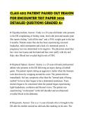 CLASS 6512 PATIENT PASSED OUT REASON&NewLine;FOR ENCOUNTER TEST PAPER 2026&NewLine;DETAILED QUESTIONS GRADED A&plus;