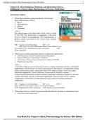 Clayton&rsquo;s Basic Pharmacology for Nurses 19th Edition Test Bank&comma; Study Guide & NCLEX Pharmacology Questions with Verified Answers 2026