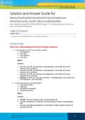 Solution Manual for Medical Assisting&colon; Administrative and Clinical Competencies 9th Edition by Michelle Blesi &vert; MindTap Course List Study Guide & Verified Answers 2026