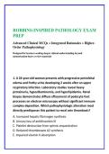ROBBINS-INSPIRED PATHOLOGY EXAM PREP &vert; Advanced Clinical MCQs&comma; Integrated Rationales & Higher-Order Pathophysiology for Robbins&comma; Cotran & Kumar Pathologic Basis of Disease 11th Edition &vert; Board-Style Clinical Reasoning Test Bank