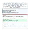 NUR 253 Exam 1 &lpar;Latest 2026&sol;2027 Update&rpar; &vert; 100 Verified Questions & Answers &vert; Mental Health Nursing&comma; Therapeutic Communication&comma; Anxiety & Depression &vert; Grade A&plus;