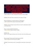 AANP FNP CERTIFICATION EXAM&NewLine;2025&sol;2026 &ndash; 250&plus; VERIFIED PRACTICE&NewLine;QUESTIONS & ANSWERS &vert; FULL&NewLine;FAMILY NURSE PRACTITIONER&NewLine;BOARD REVIEW