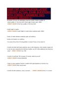 AANP FNP CERTIFICATION LATEST&NewLine;2026&sol;2027 ACTUAL EXAM QUESTIONS&NewLine;WITH CORRECT ANSWERS 100&percnt;&NewLine;VERIFIED GRADED A&plus;