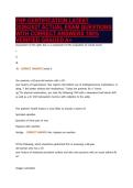 FNP CERTIFICATION LATEST&NewLine;2026&sol;2027 ACTUAL EXAM QUESTIONS&NewLine;WITH CORRECT ANSWERS 100&percnt;&NewLine;VERIFIED GRADED A&plus;