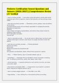 ProServe Certification Newest Questions and&NewLine;Answers &lpar;2026&sol;2027&rpar; &vert; Comprehensive Review&NewLine;&vert; A&plus; Verified