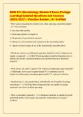 BIOD 171 Microbiology Module 5 Exam &lpar;Portage&NewLine;Learning&rpar; Updated Questions and Answers&NewLine;&lpar;2026&sol;2027&rpar; &vert; Practice Review &vert; A&plus; Verified