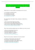 Introduction to Physical and Human Geography Pre-Assessment Practice Questions and Study Guide &lpar;D199&rpar;