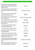 PA Cosmetology State Board Exam Questions and Answers Graded A&plus;