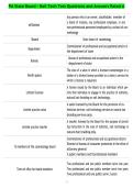 PA State Board - Nail Tech Test Questions and Answers Rated A