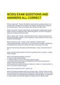 NCIDQ EXAM QUESTIONS AND ANSWERS ALL CORRECT